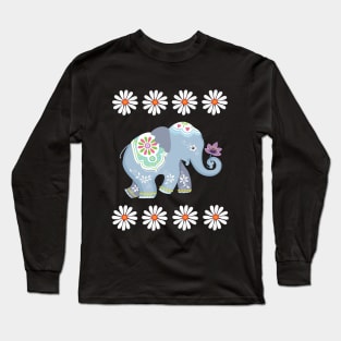 Cute Elephant Long Sleeve T-Shirt